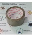 Banda adeziva Vibach solvent 48mm x 66m maro